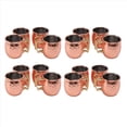thumbnail image 1 of Mini Mula Moscú de Acero Inoxidable de 2 Onzas Mini Tazas Espresso Chapada en Cobre Juego de Tazas de Tiro de 16, 1 of 5