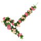 thumbnail image 2 of Cateissary Flores artificiales de glicinia para la decoración del hogar y el jardín Flores artificiales para la decoración de la fiesta Decoración Rosa, 2 of 6