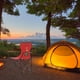 thumbnail image 3 of Silla Plegable De Playa Campamento Y Exteriores Con Funda CJR Rojo, 3 of 10