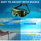 thumbnail image 4 of Gafas de natación impermeables para adultos con montura grande y lentes de policarbonato con revestimiento antivaho y ajuste de silicona para mayor comodidad y entrenamiento., 4 of 6