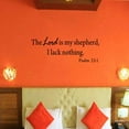 thumbnail image 2 of VWAQ The Lord Is My Shepherd, I Lack Nothing Psalm 23:1 Vinyl Wall Decal -18099 (12" H X 30" W), 2 of 2