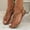 Brown, variant on Elegant Fashion Camel Color Thong Flat Cute Sandals for Women Strappy Flat Sandals Dressy Open Toe Ankle Strap Summer Beach Thong Slides Vacation Shoes