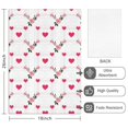 thumbnail image 2 of 2 Pcs Pioneer Flower Floral Print Pattern Kitchen Towels, Funny Microfiber Dish Towel Set, 18" X 26" Tea Towels, 2 of 6