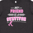 thumbnail image 4 of Inktastic My Friend is a Survivor Breast Cancer Awareness Youth T-Shirt, 4 of 5