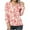 Red womens tops summer, variant on USSUMA Womens Blouses and Tops Dressy Womens Boho T-Shirts Casual Floral Print V Neck Long Sleeve Loose Blouses Shirts Tops