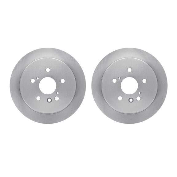 Dynamic Friction Company Rear Brake Rotors 6002-76130
