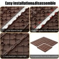 thumbnail image 2 of Plastic Deck Tiles 44 Packs All-Weather Waterproof 12x12 Inch, 2 of 10