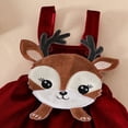 thumbnail image 5 of GYRATEDREAM Newborn Baby Girl Christmas Outfits Infant Long Sleeve Deer Romper Dress Xmas Elk Reindeer Skirt Headband Set 3Pcs Toddler Fall Winter Clothes Red for 0-18M, 5 of 8