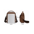 thumbnail image 3 of Kit Bolso Mariconera Hombre Maletin Bandoleras Y Billetera Marron, 3 of 3