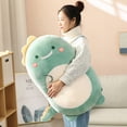 thumbnail image 5 of 45-80cm Squish Pillow Plush Toy Animal Kawaii Unicorn Dinosaur Lion Bunny Soft Lovely Buddy Stuffed Cushion Gift for Kids Girl, 5 of 5