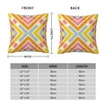 thumbnail image 4 of YFYANG Square Decorative Throw Pillow Case (Without Pillow Insert), Yellow Line Geometric Pattern Bedroom Sofa Car Cushion Cover, 24"x24", 4 of 9