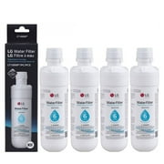 4 Pack LT1000P Replacement Refrigerator Water Filter,Fit for LT1000P 469980 46-9980 ADQ747935 GF-D706BSL Fresh Water Filter