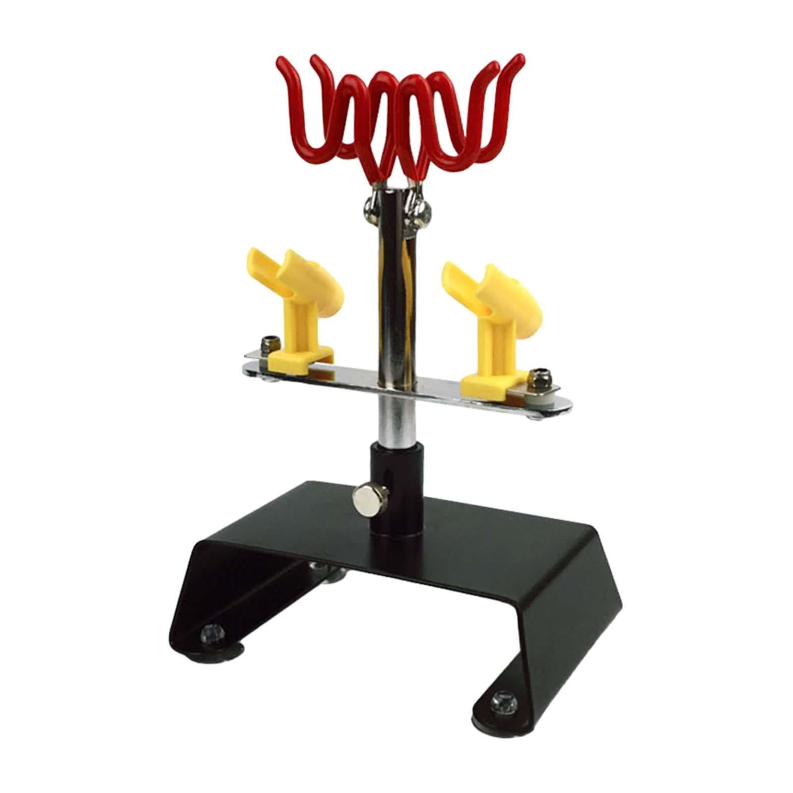Airbrush Holder Stand Station with Suction Cups for Tabletop Model Spray Painting and Garage Workspace Organization