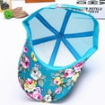 thumbnail image 6 of Women's Mesh Lace Flower Print Sun Hat Floral Trucker Baseball Cap Hat,Summer Women Female Floral Hat Baseball Cap Mesh Cool Cap Leisure Sun Visor Sun Hat Snapback Cap, 6 of 8