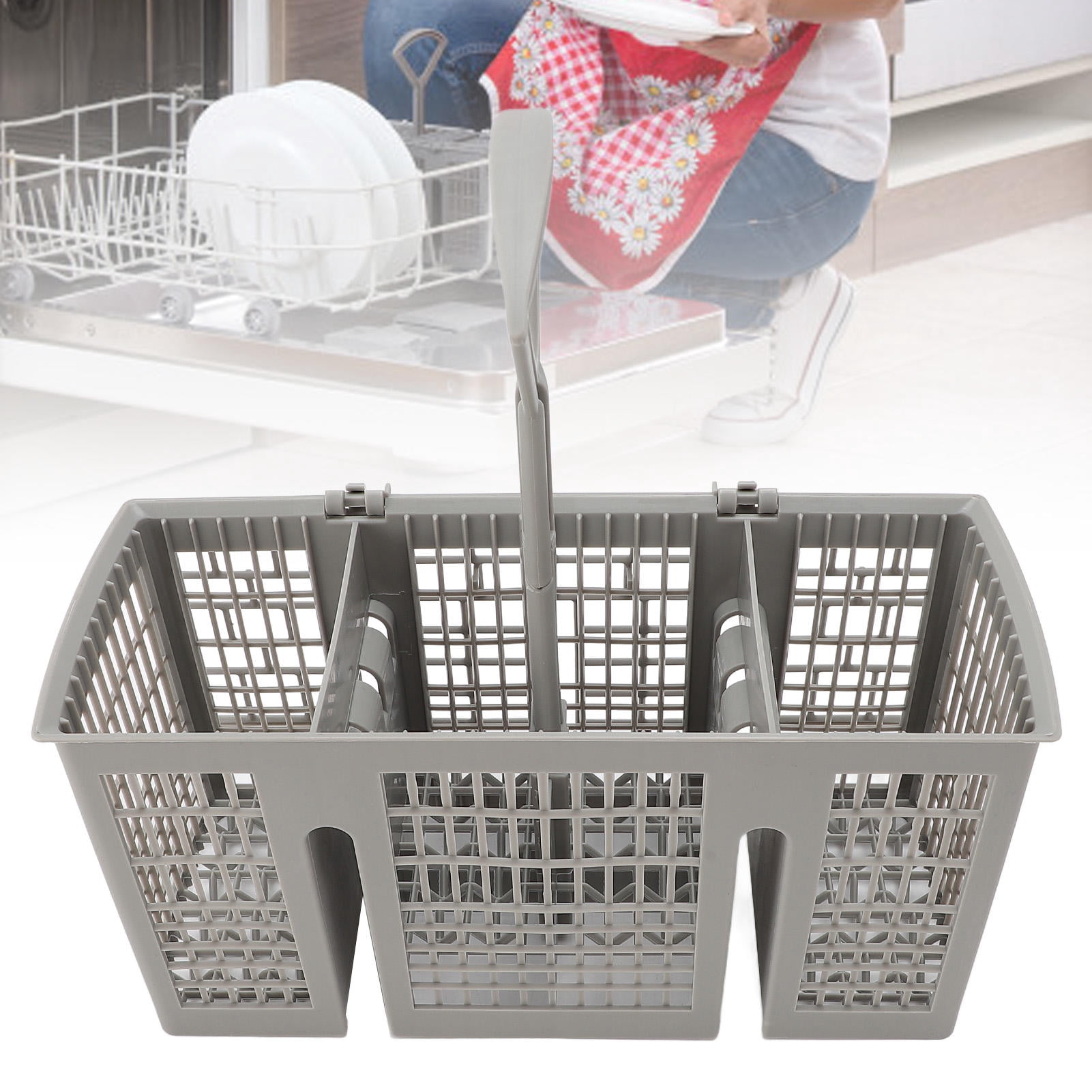 Suodoka Universal Dishwasher Basket – BPA‑Free Plastic Utensil & Cutlery Storage, Heat‑Resistant, Easy to Clean, Fits Most Dishwashers