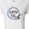 thumbnail image 4 of Inktastic Alaska Girl Forget-Me-Not Flower Women's T-Shirt, 4 of 5