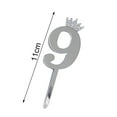thumbnail image 6 of Limei Cake Toppers Acrylic Numbers 0-9 Crown Cake Toppers Golden Glitter Crown Cake Toppers for Child Adults Birthday Party Wedding Anniversary Cake Decorations, 6 of 7