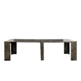 thumbnail image 5 of 118" Extendable Dining Table for 6-10 Person, Modern Farmhouse Wooden Kitchen Expanding Table, Long Large Expandable Dining Room Conference Table for Kitchen, Living Room, Marble, 5 of 9