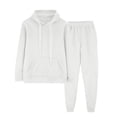 thumbnail image 1 of Ploknplq Jumpsuits for Women,Jogging Suits for Women Plus Size,Lounge Sets for Women,Sweatpants Sweatshirt Set For 2 Piece Tracksuit,Matching Sets Women Clothing,Track Suits for Women Set White M, 1 of 8