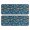 Excavator and Tree Blue Pattern, variant on Excavator and Tree Blue Pattern Anti Fatigue Kitchen Rugs Set Of 2, Non Slip Washable Decorative Floor Mats for Sink Laundry and Home Use, 17"x47"
