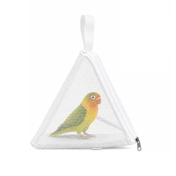 Bird Travel Carrier with Loop Breathable Portable Zipper Carrying Pouch, for Lovebirds Canaries Cockatiels Finches Outdoor Travel Walking