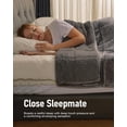 thumbnail image 4 of Manta pesada Wemore Sherpa de forro polar para adultos, 6,8 kg, 122 x 183 cm, 4 of 8