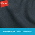 thumbnail image 5 of Hanes Men's Boxer Brief Underwear Pack with Stay Dry Pouch, Cotton Stretch, Assorted, 3-Pack, 5 of 6
