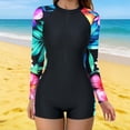 thumbnail image 6 of asdoklhq Womens Swimsuit Tankini Swimsuits for Women Split Body Men's Summer Beach Vacation Casual Elastic Waist Drawstring Five Quarter Shorts with Pockets Multicolor S, 6 of 8