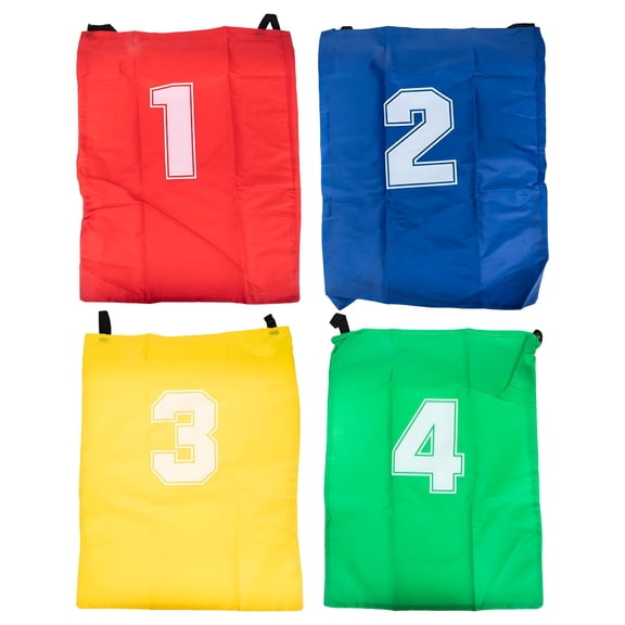 BESTSKY 4 Pcs Jumping Bag Carnival Sack Race Party Game Kids Potato Children’s Toys Outdoor Bean Toss Games for Parent-child