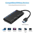 thumbnail image 4 of Lector de tarjetas USB 3.0 CHAO Rocketek 7 en 1 CF/SD/TF/XD/MS/Micro SD alta velocidad, 4 of 5