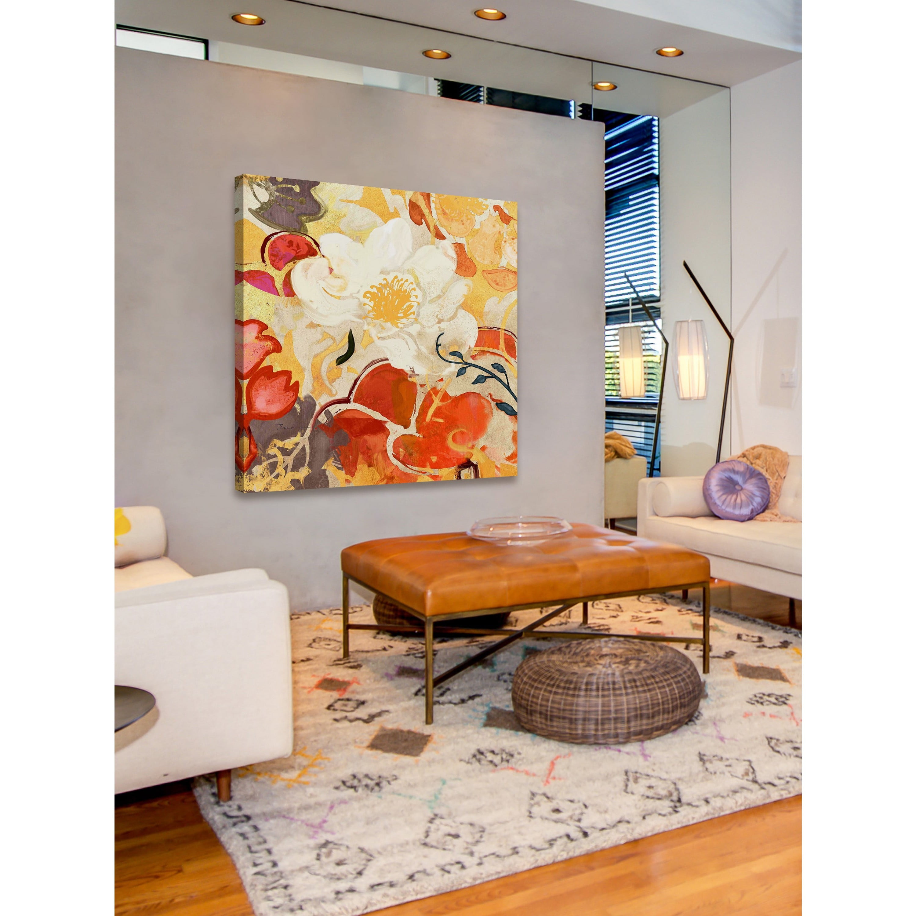 "We Hear the Larks" Painting Print on Wrapped Canvas