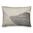 thumbnail image 2 of Creative Products Welcome To Our Home 20 x 14 Spun Poly Pillow, 2 of 3