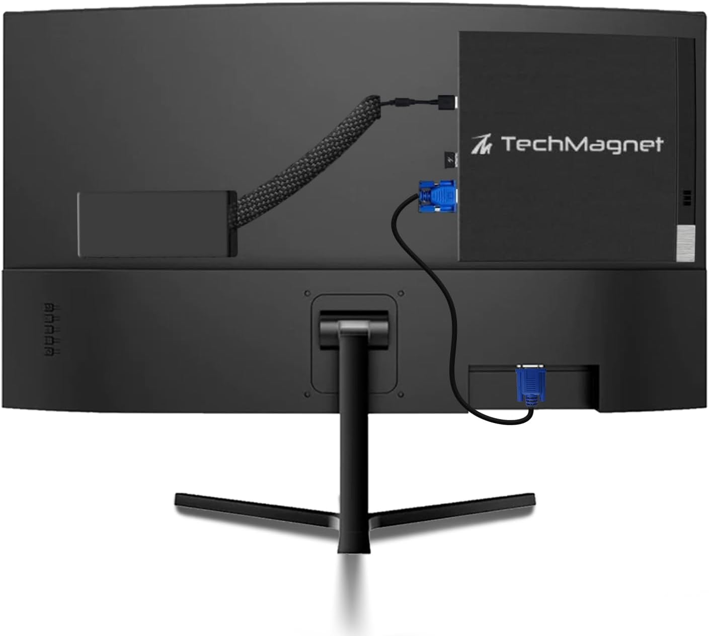 Restored TechMagnet All in one Desktop Computer,Cheetah 6,Intel Core i5 6th Gen,16GB DDR3,240GB SSD,24 inch Curved Display,MTG Wireless Ergonomic Keyboard Mouse Windows 11 Pro