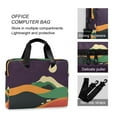 thumbnail image 4 of FORMRS 16" Laptop Bag Carrying Sleeve Case with Handle Travel Shoulder Briefcase, Purple Mountain, 4 of 8