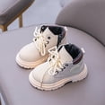 thumbnail image 4 of Botas Martin para niños otoño e invierno niñas Joker pequeñas botas amarillas niños retro, 4 of 4