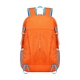 thumbnail image 3 of Mochila de senderismo, mochila informal de día, mochila ergonómica grande y portátil, bolsa de viaje para montañismo, senderismo y viajes de negocios. naranja, 3 of 8