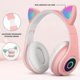 thumbnail image 3 of (pink) Wireless Bluetooth Headset Kids Headset Foldable Cat Headset With Stereo Microphone Kids Bluetooth Headset For Pc Phones., 3 of 5