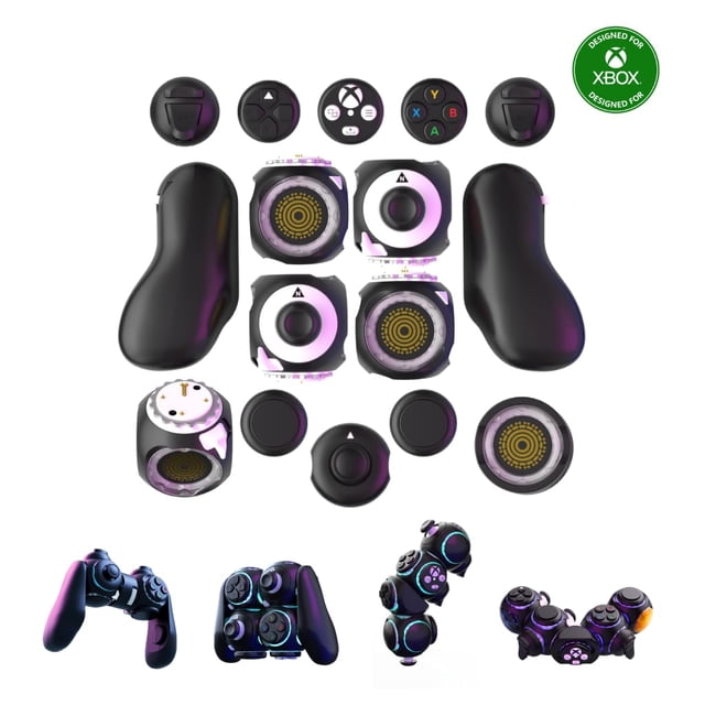 Kit de control modular para juegos ByoWave Proteus con LED para Xbox y PC