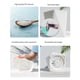 thumbnail image 2 of Maceta De Plástico De 6 Piezas Maceta Degradable Concisa Maceta De Rosa Verde Resistente A La Corrosión Transpirable Con Bandeja Sección Geométrica De Pared Engrosada Para Jardín Hogar Monstrate HA022876-00, 2 of 7