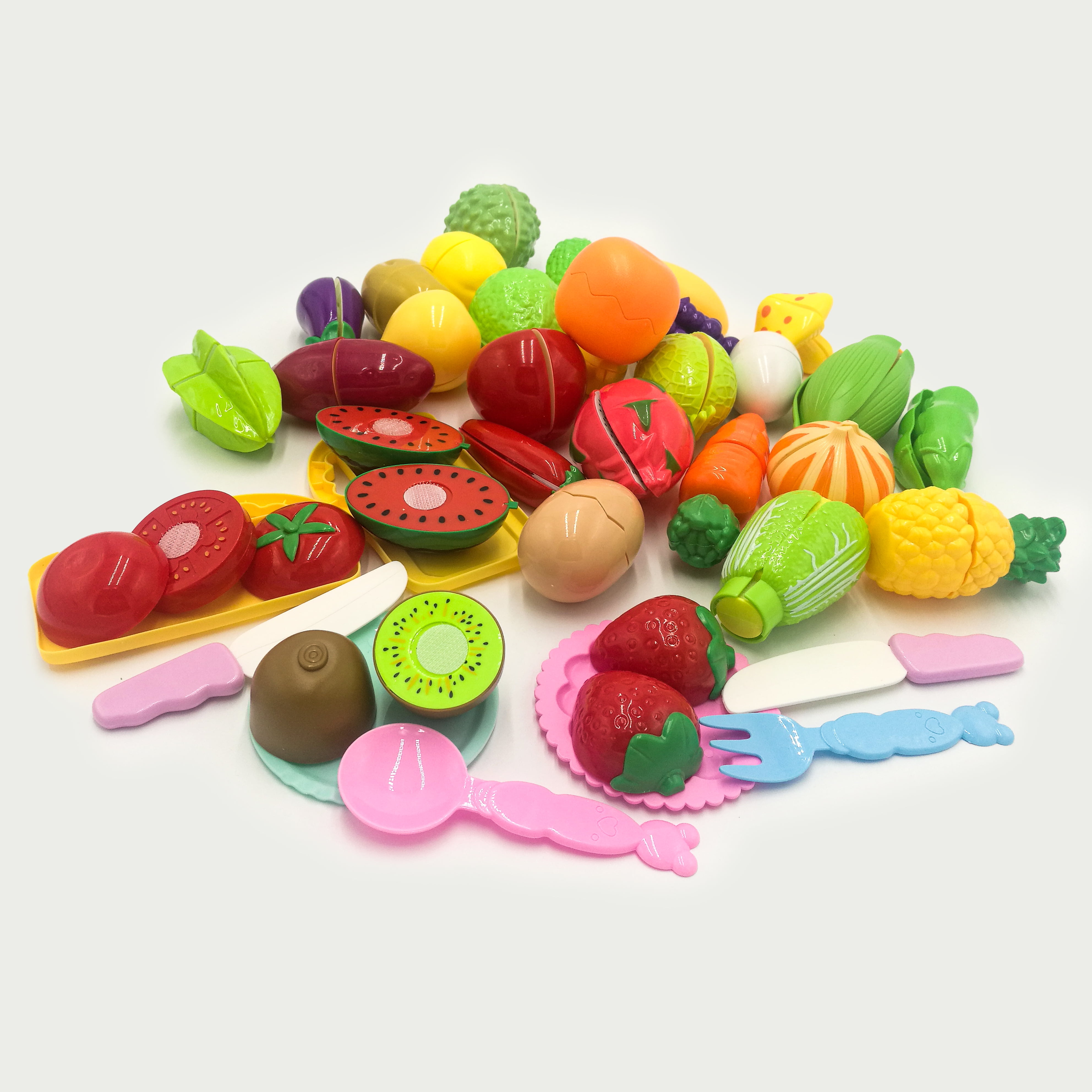 BMARLF Pretend Play Food Set for Kids' Pretend Food Wonderful Play
