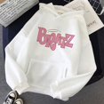thumbnail image 3 of Sudadera con capucha y estampado de letras Bratz de talla grande para hombre y mujer, sudadera con capucha de hip hop de manga larga, ropa de calle unisex cómoda, 3 of 4