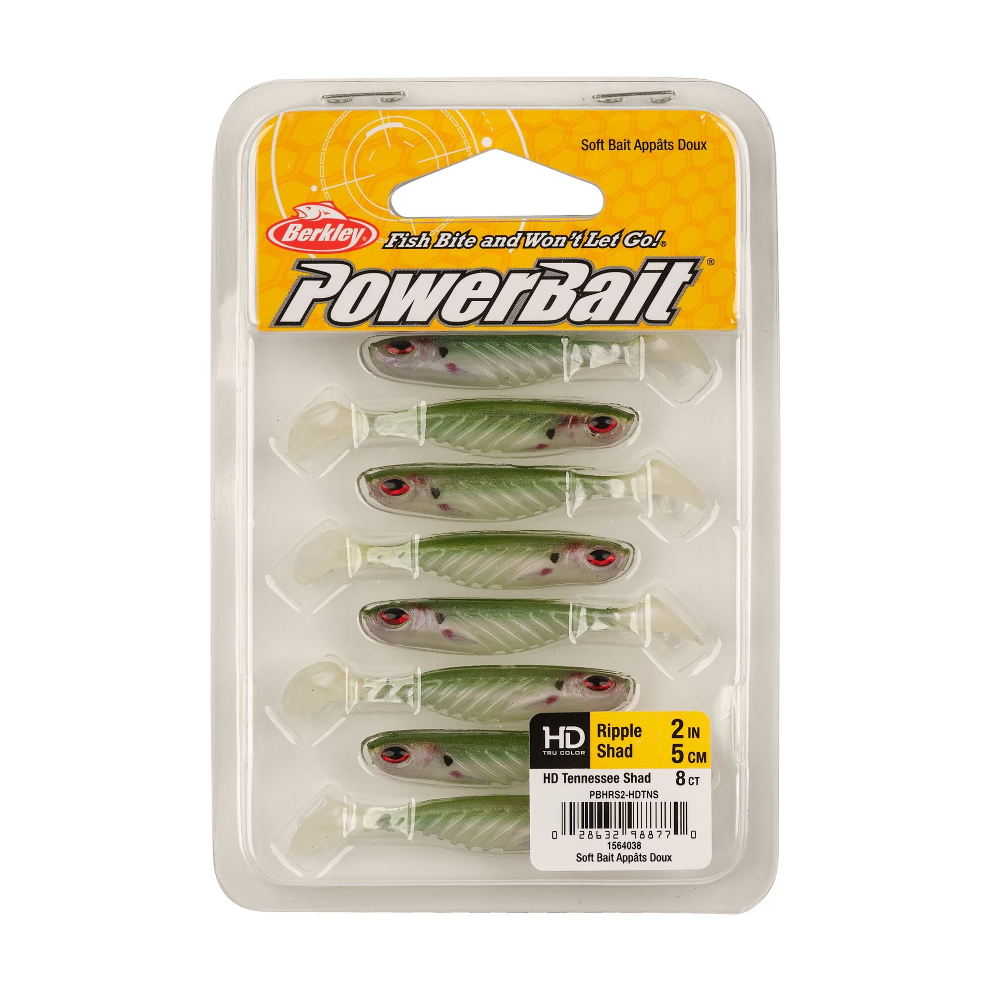 Berkley PowerBait Ripple Shad Fishing Soft Bait