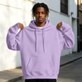 thumbnail image 4 of Hoodie Sweatshirt for Men Fleece-Lined Long Sleeve Pullover Sweatshirt Warm Fall Winter Sweatshirts, 4 of 7