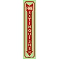 thumbnail image 2 of Fire Extinguisher Sign - Vertical - Vinyl Glow, 2 of 3