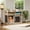 Gray X, variant on 44.5" Wooden Dog Crate Furniture with Hook & Storage Drawers, Heavy-Duty Indoor Dog Kennel with Sliding Barn Doors, Decorative Pet House End Table for Medium & Small Dogs