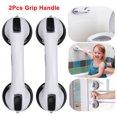 thumbnail image 1 of Wrvxzio Powerful Suction Cup Bathroom Shower Support Grab Bar, White-2-#1black, 1 of 8