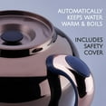 thumbnail image 4 of Korkmaz Hanedan A843-05 Stainless Steel Samovar, Rosegold, 110 V US Plug, 4 of 6