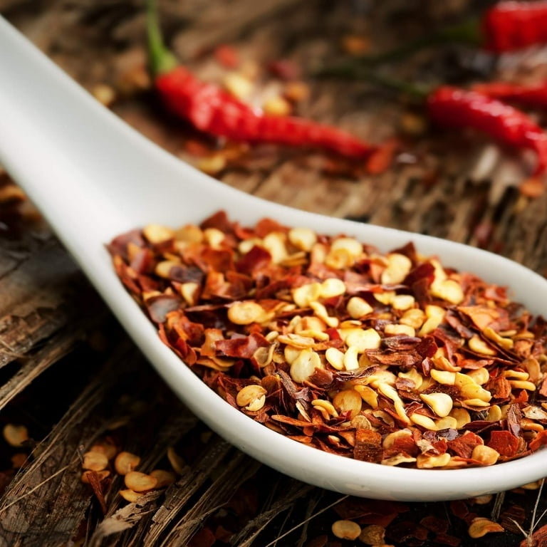 It's Delish Spicy Hot Crushed Red Chili Pepper Flakes, 22 Oz Jumbo
