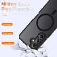 thumbnail image 2 of Funda para Samsung Galaxy S25 FE 6.7" Mate Magnética Negra YENAPOON, 2 of 7