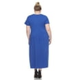 thumbnail image 4 of White Mark Women's Short Sleeve Drop Waist Maxi Dress, 4 of 6